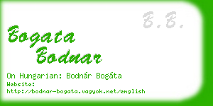 bogata bodnar business card
